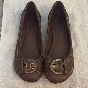 MIA Women's Brown Ballet Flats